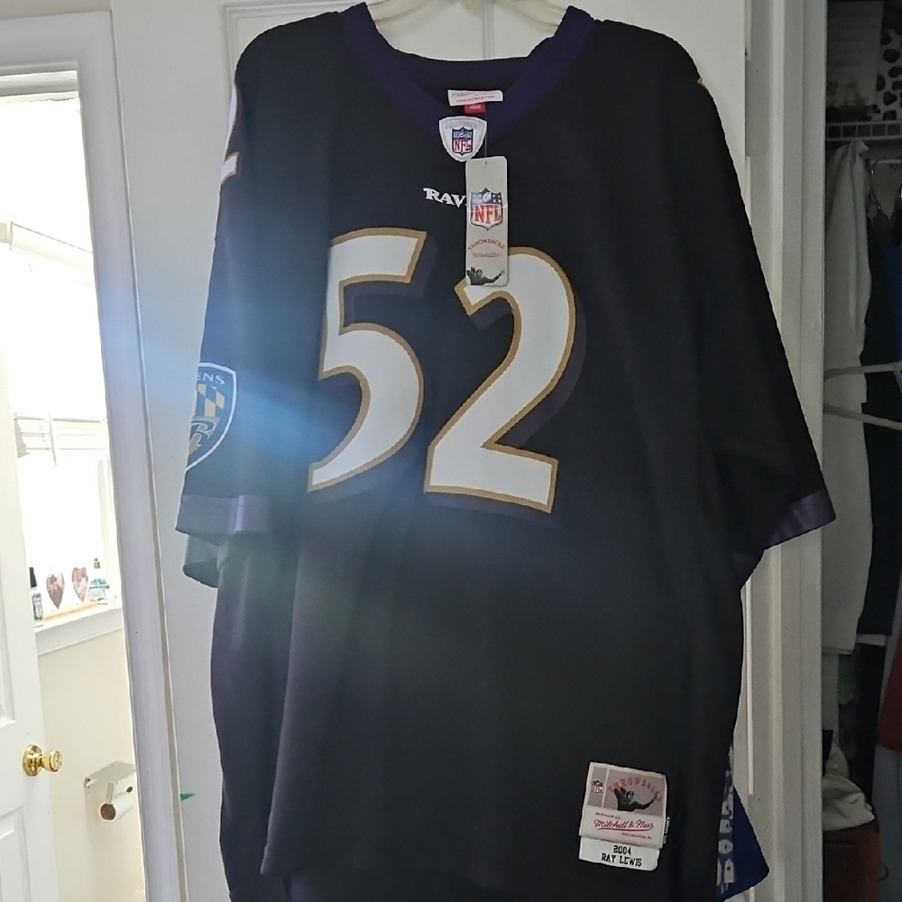 NFL Ravens Black Jersey with Gold Accents